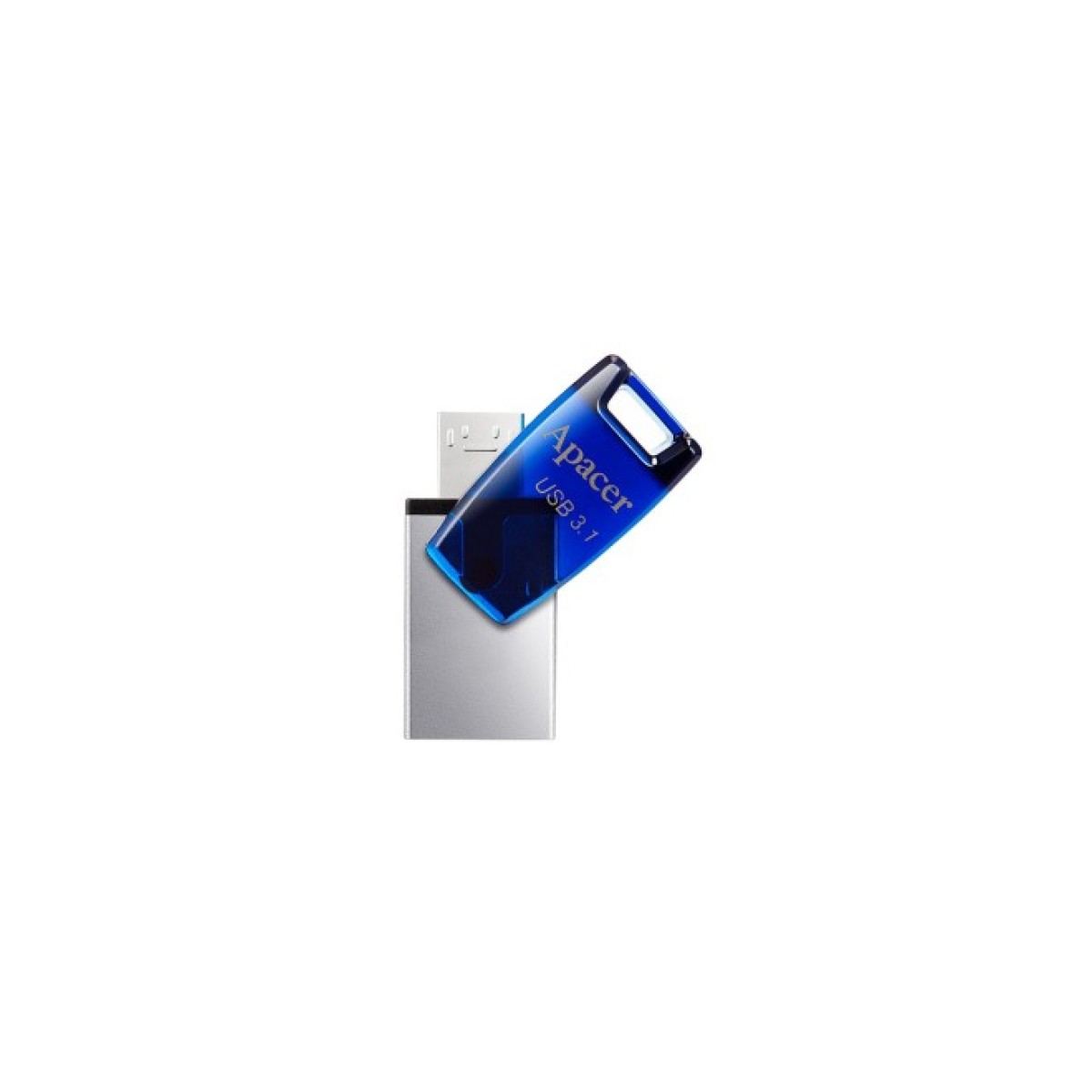 USB флеш накопичувач Apacer 32GB AH179 Blue USB 3.1 OTG (AP32GAH179U-1) 98_98.jpg - фото 4