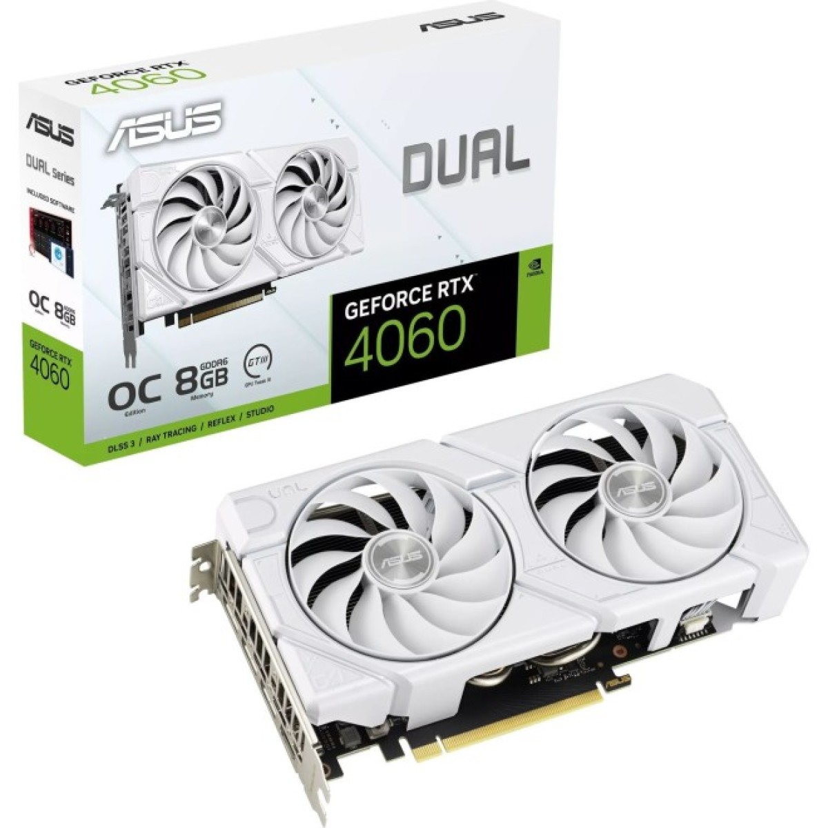 Відеокарта ASUS GeForce RTX4060 8Gb DUAL OC WHITE EVO (DUAL-RTX4060-O8G-EVO-WHITE) 98_98.jpg - фото 8