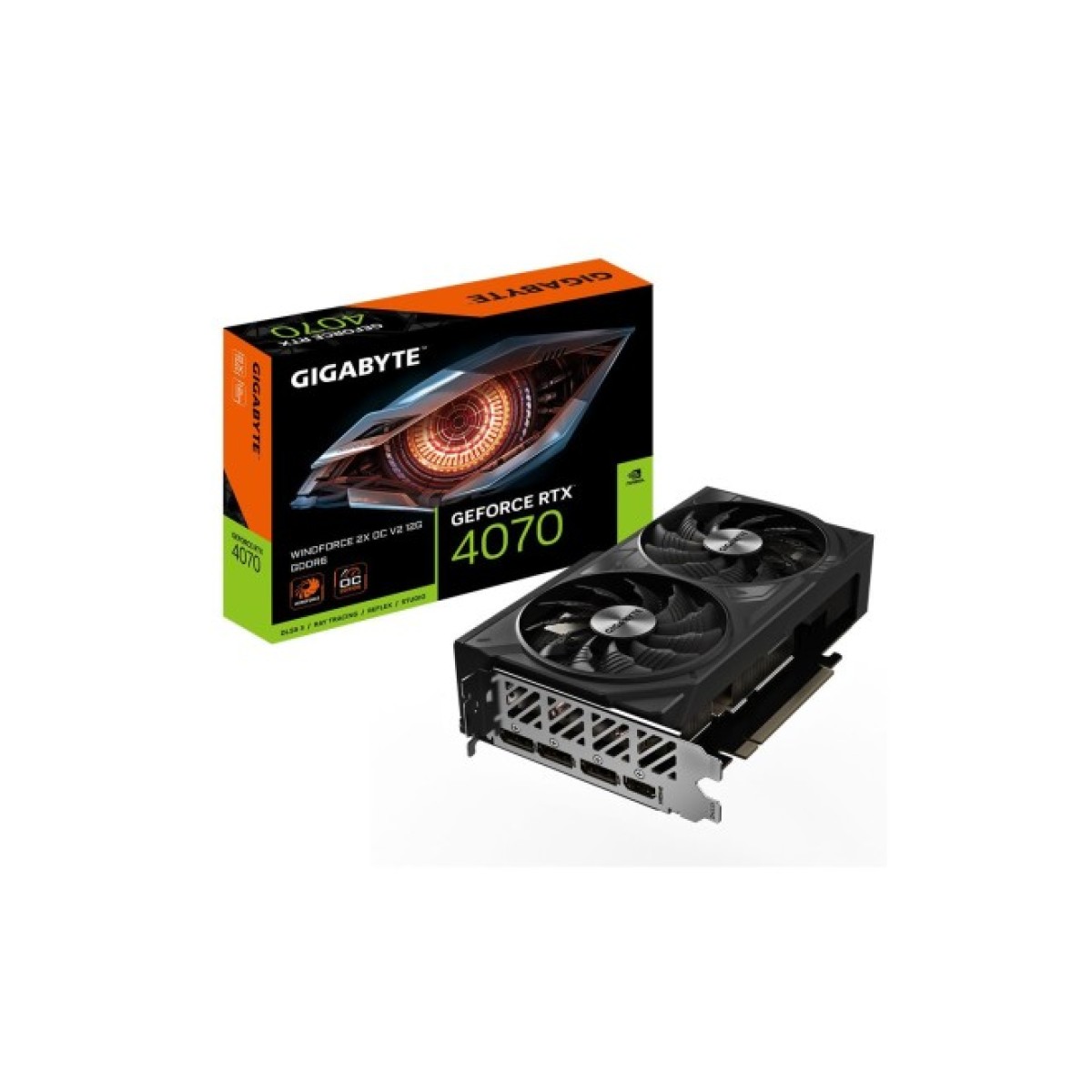 Відеокарта GIGABYTE GeForce RTX4070 12Gb WINDFORCE 2X OC (GV-N4070WF2OCV2-12GD) 98_98.jpg - фото 6