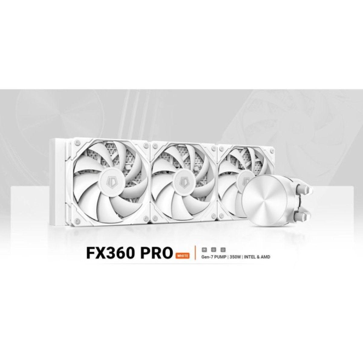 Система рідинного охолодження ID-Cooling FX360 Pro White 98_98.jpg - фото 2