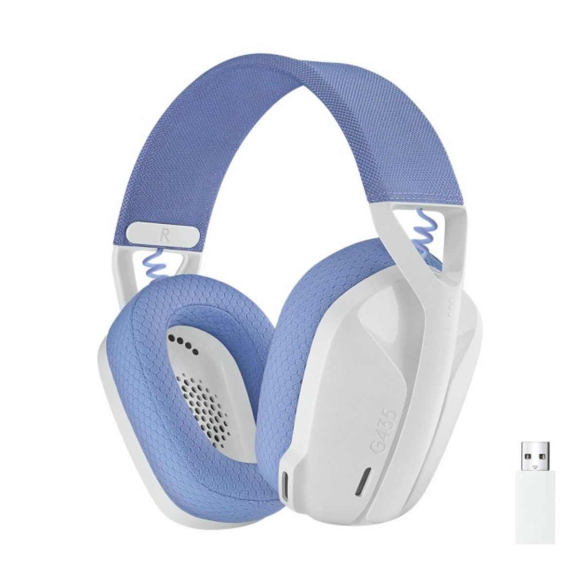 Навушники Logitech G435 Lightspeed Wireless Gaming Headset White (981-001074) 98_98.jpg - фото 1