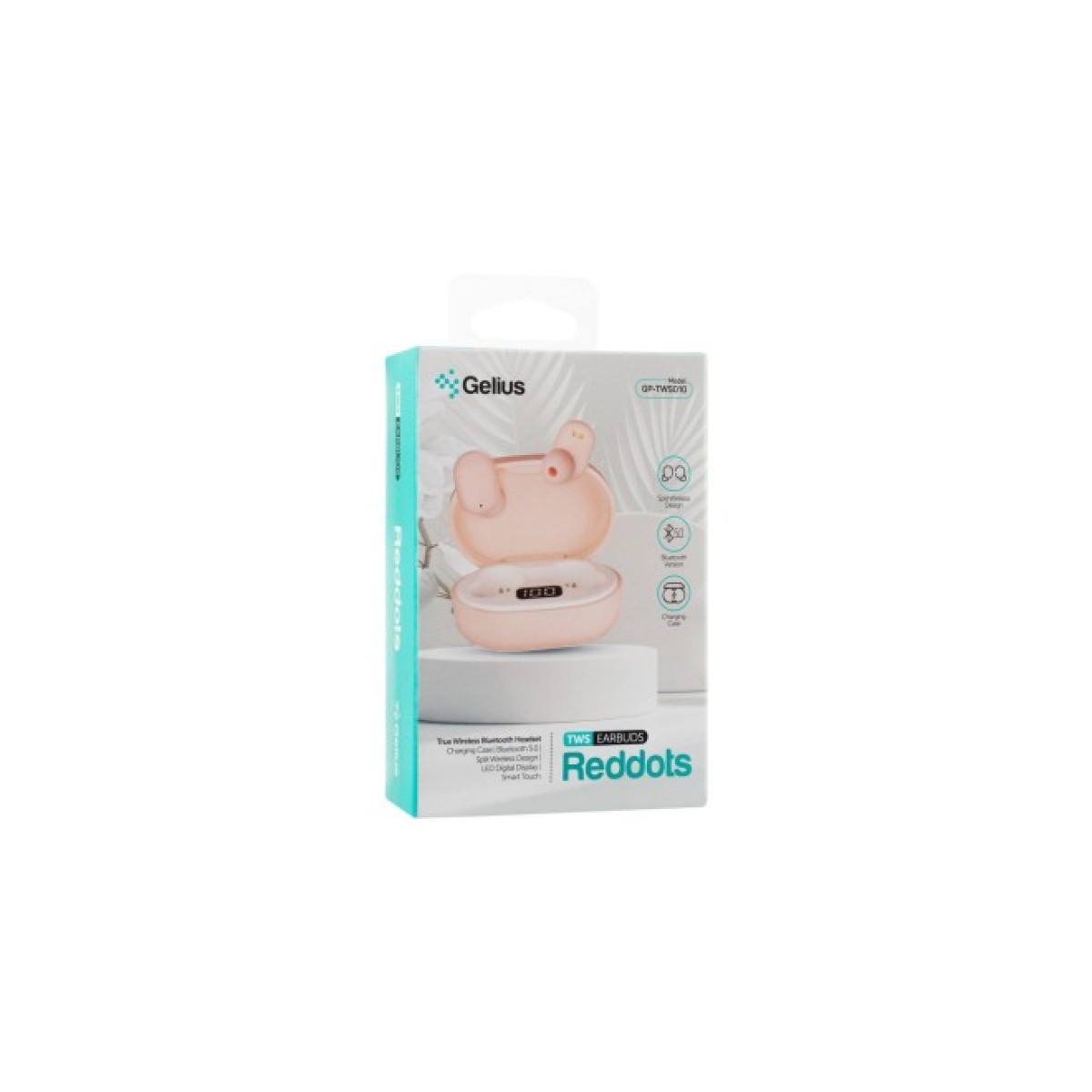 Наушники Gelius Pro Reddots TWS Earbuds GP-TWS010 Pink (00000082298) 98_98.jpg - фото 8