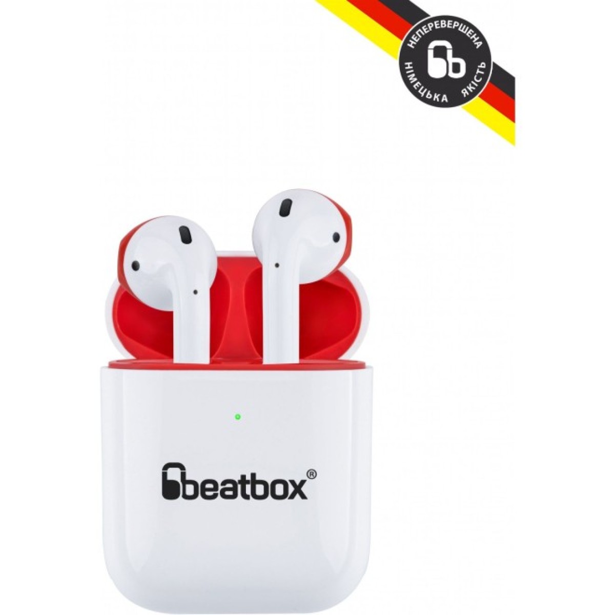 Навушники BeatBox PODS AIR 2 Wireless Charging White-Red (bbpair2wcwr) 98_98.jpg - фото 3