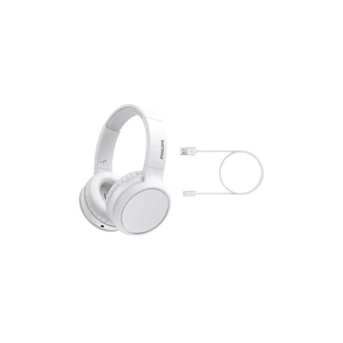 Наушники Philips TAH5205 Over-ear ANC Wireless Mic White (TAH5205WT/00) 98_98.jpg - фото 2