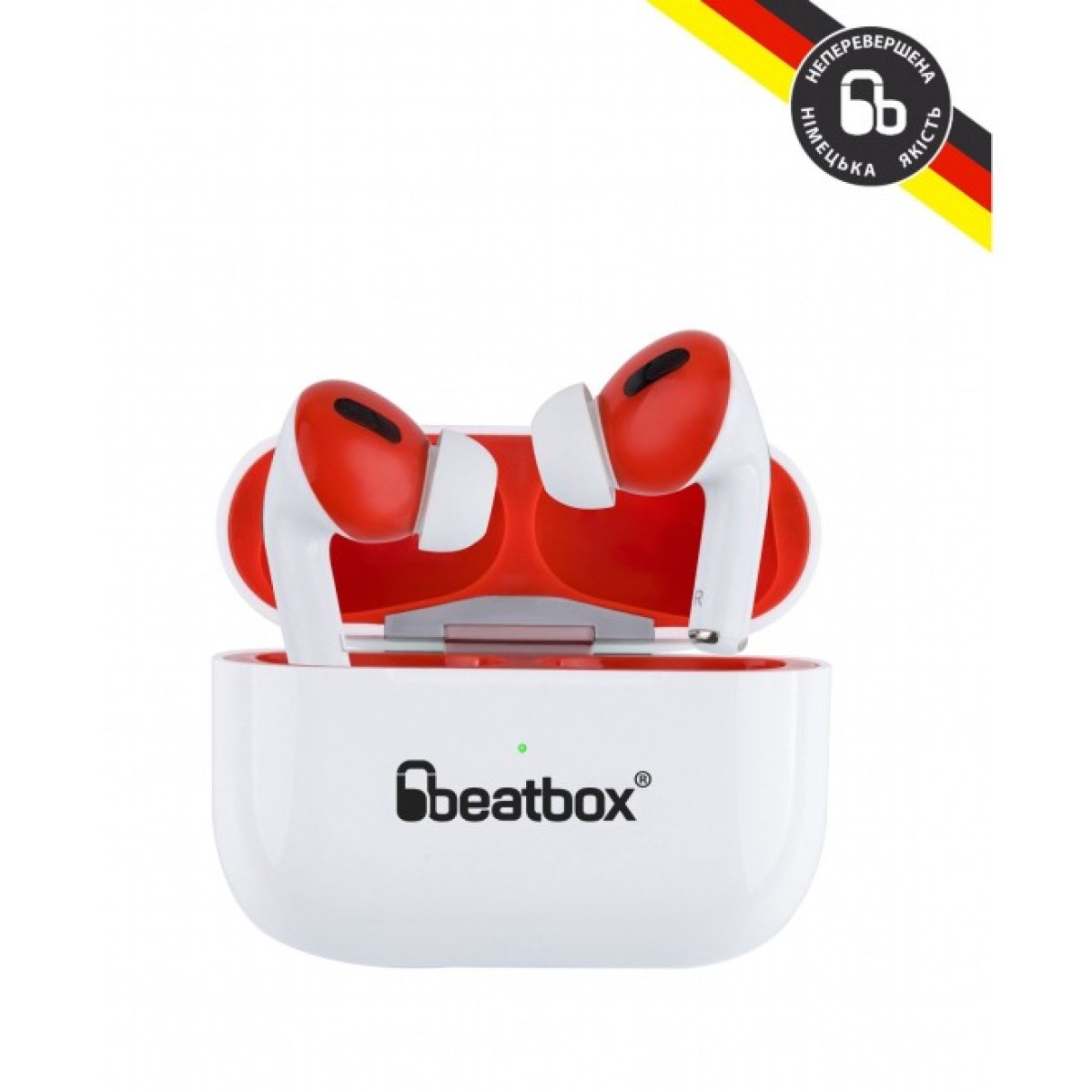 Наушники BeatBox PODS PRO 1 Wireless Charging White-Red (bbppro1wcwr) 98_98.jpg - фото 3