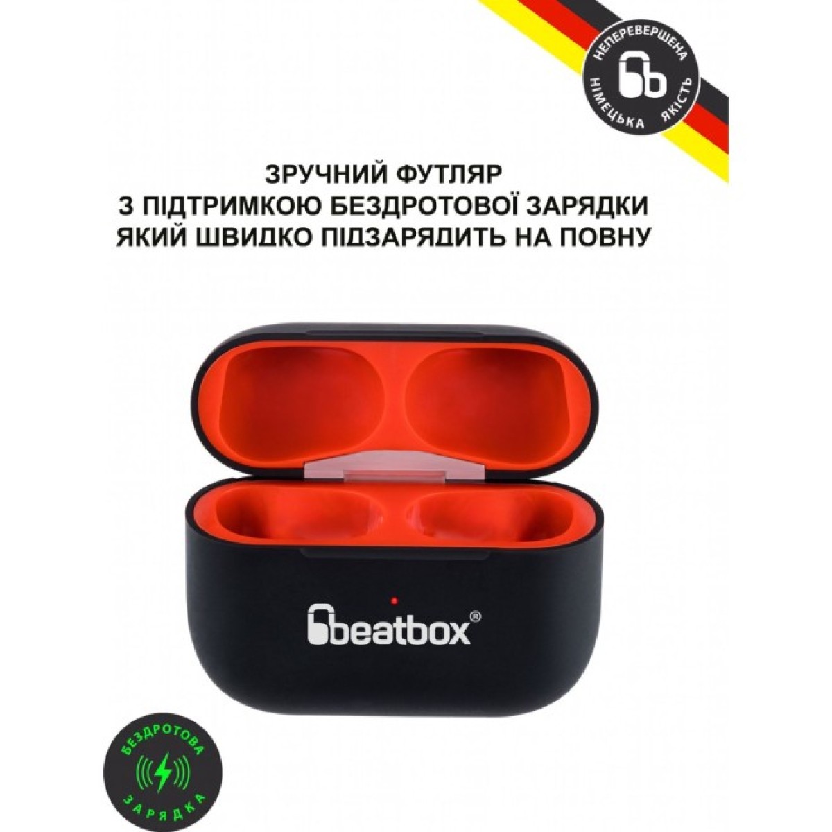 Наушники BeatBox PODS PRO 1 Wireless Charging Black-Red (bbppro1wcbr) 98_98.jpg - фото 3