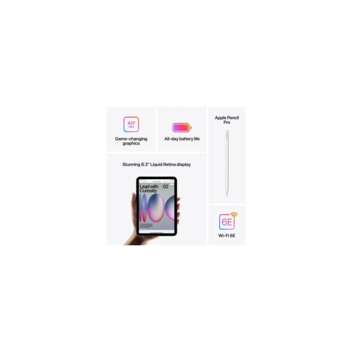 Планшет Apple iPad mini 2024 Wi-Fi 128GB Purple (MXN93NF/A) 98_98.jpg - фото 6