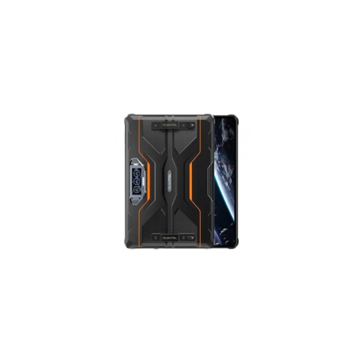 Планшет OUKITEL RT8 6/256GB Dual Sim Black-Orange with hand (6931940756396) 98_98.jpg - фото 3