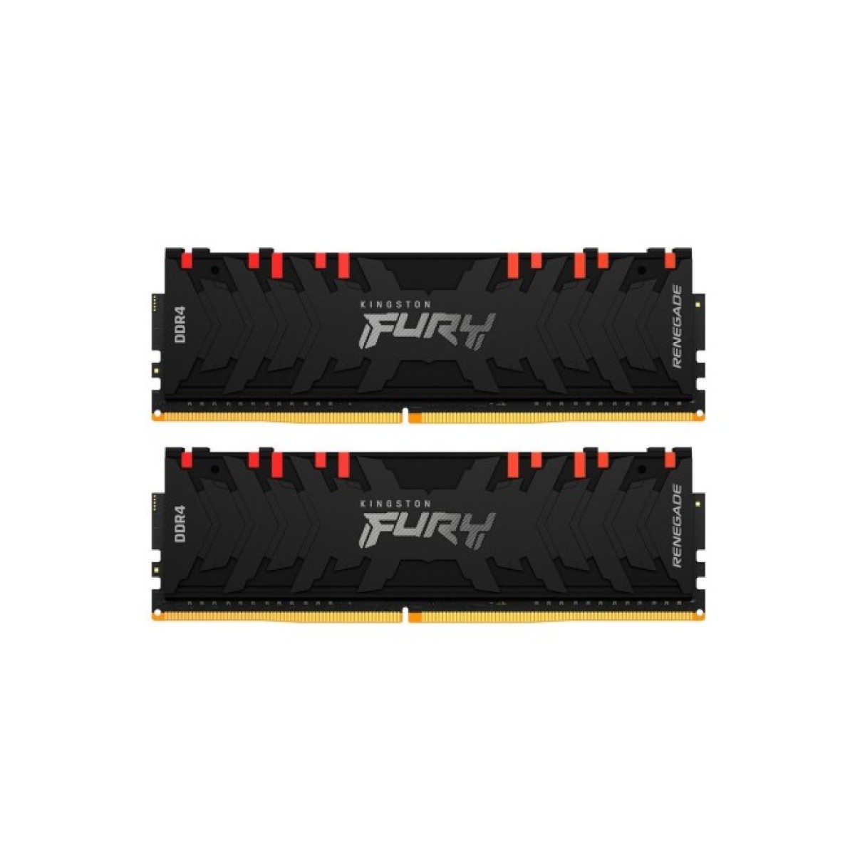 Модуль памяти для компьютера DDR4 16GB (2x8GB) 4000 MHz Renegade RGB Black Kingston Fury (ex.HyperX) (KF440C19RBAK2/16) 98_98.jpg - фото 1