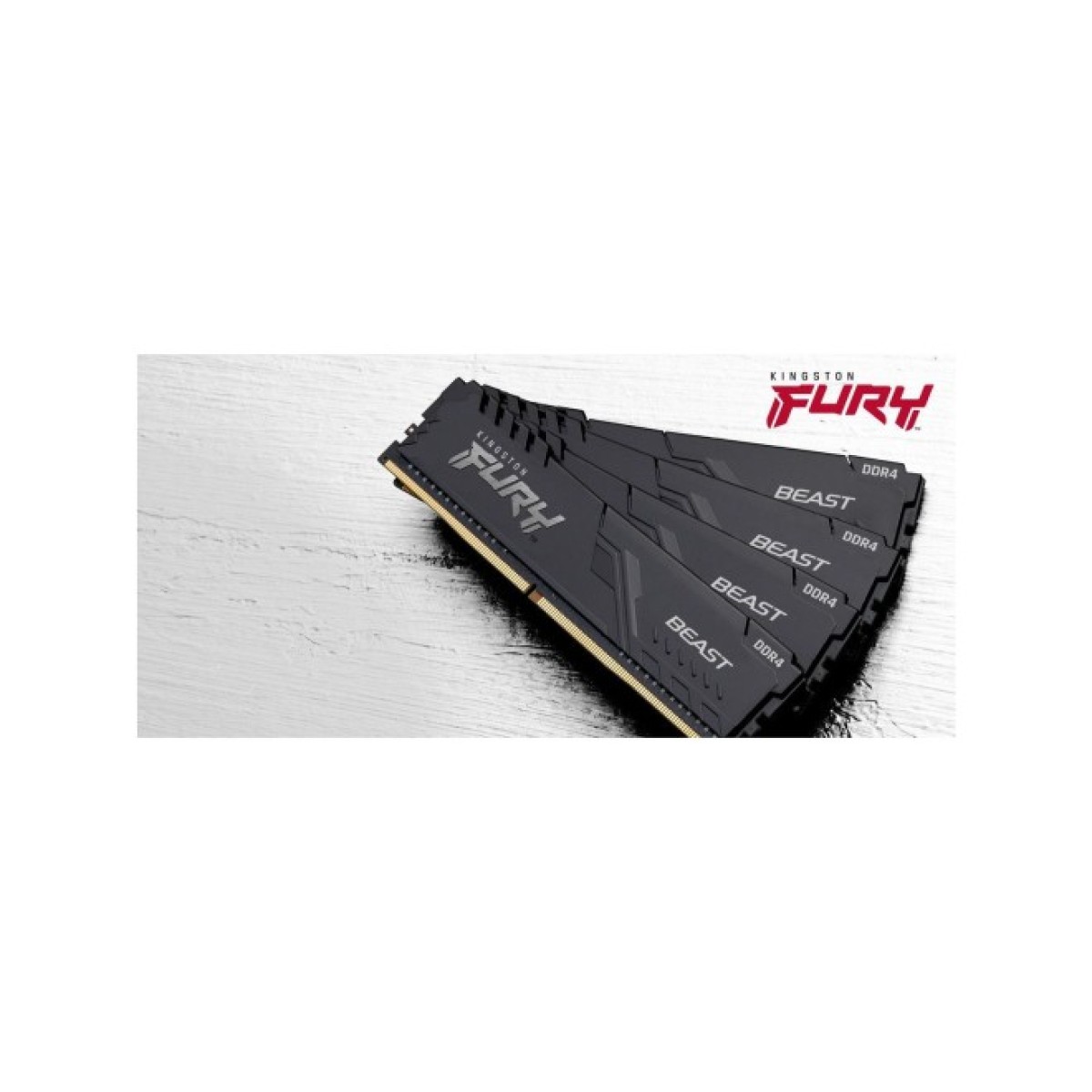 Модуль памяти для компьютера DDR4 16GB 3733 MHz Fury Beast Black Kingston Fury (ex.HyperX) (KF437C19BB1/16) 98_98.jpg - фото 6