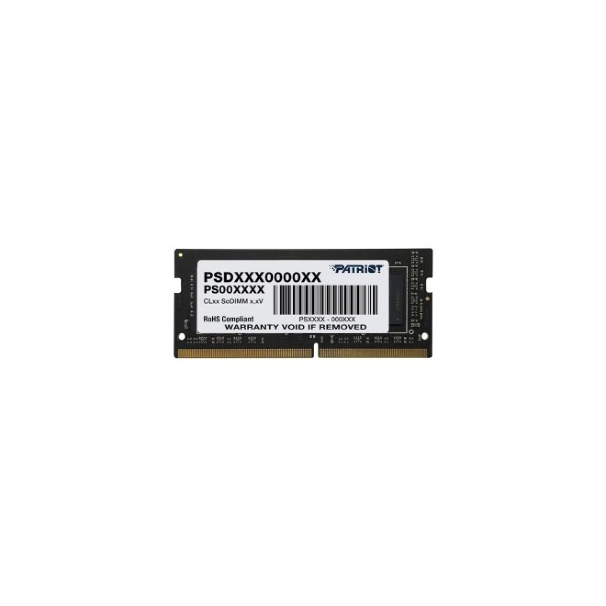 Модуль пам'яті для ноутбука SoDIMM DDR4 8GB 2666 MHz Patriot (PSD48G26662S) 98_98.jpg - фото 1