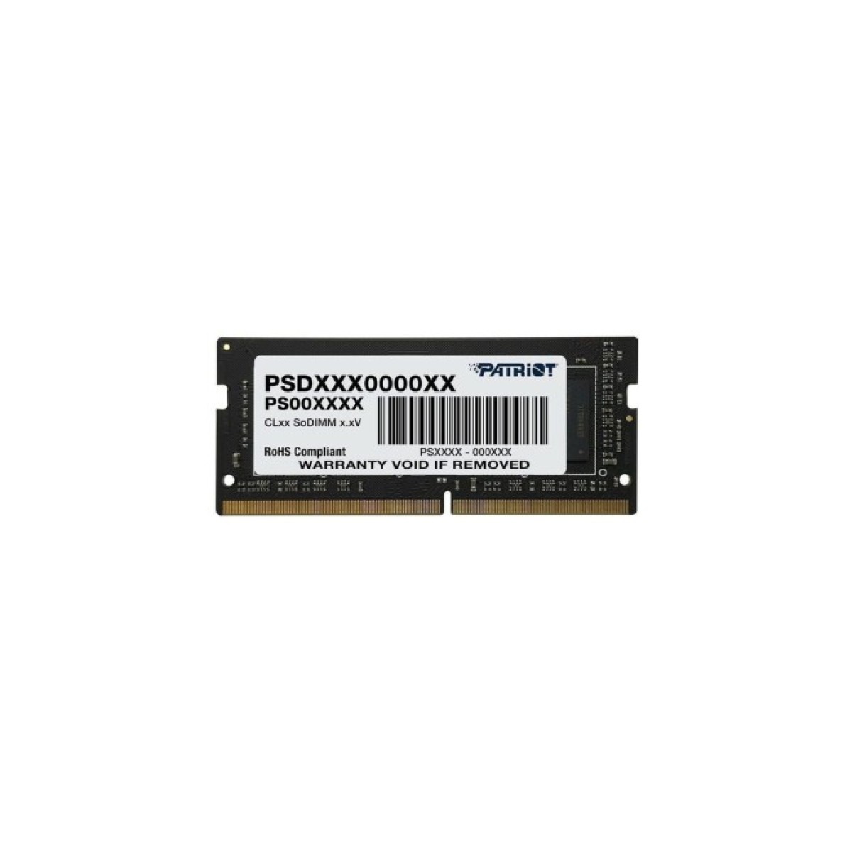 Модуль пам'яті для ноутбука SoDIMM DDR4 8GB 3200 MHz Patriot (PSD48G32002S) 98_98.jpg - фото 1