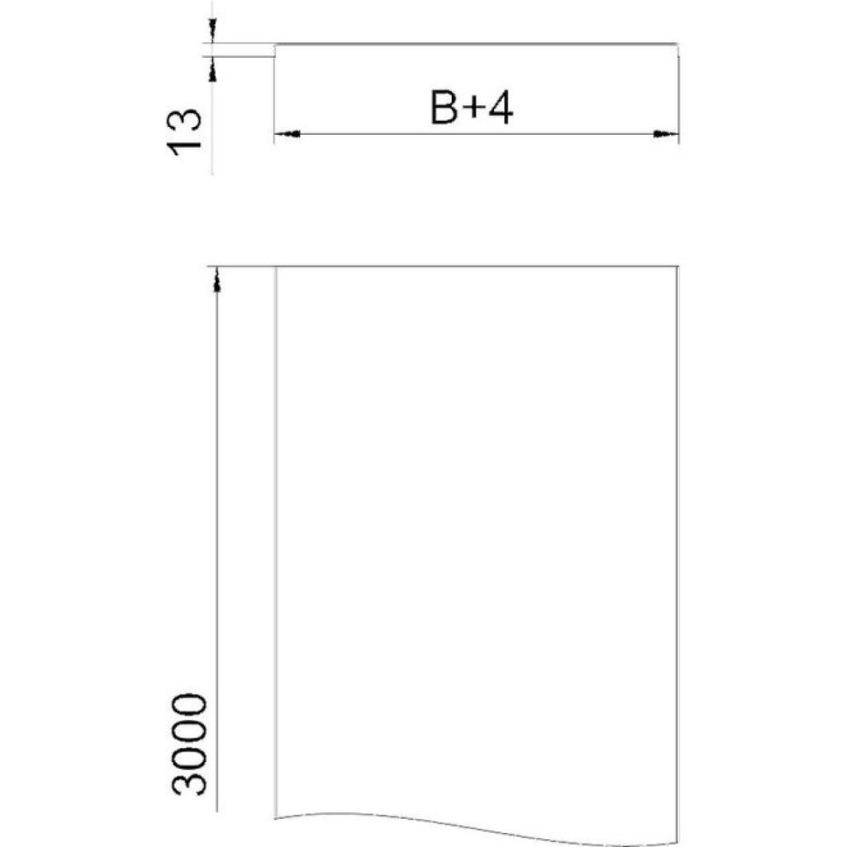 Кришка для лотків і кабельрострів 200х3000x1, FS (18-22 мкм) OBO Bettermann 6052210 98_98.jpg - фото 2