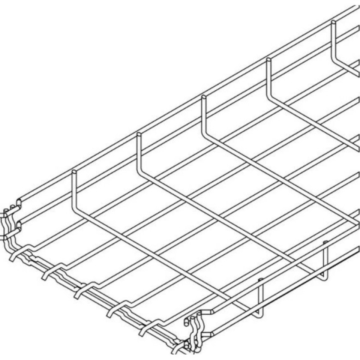 Дротяний лоток GRM, 55x150x3050, G (2,5-10 мкм) OBO Bettermann 6001444 98_98.jpg - фото 3