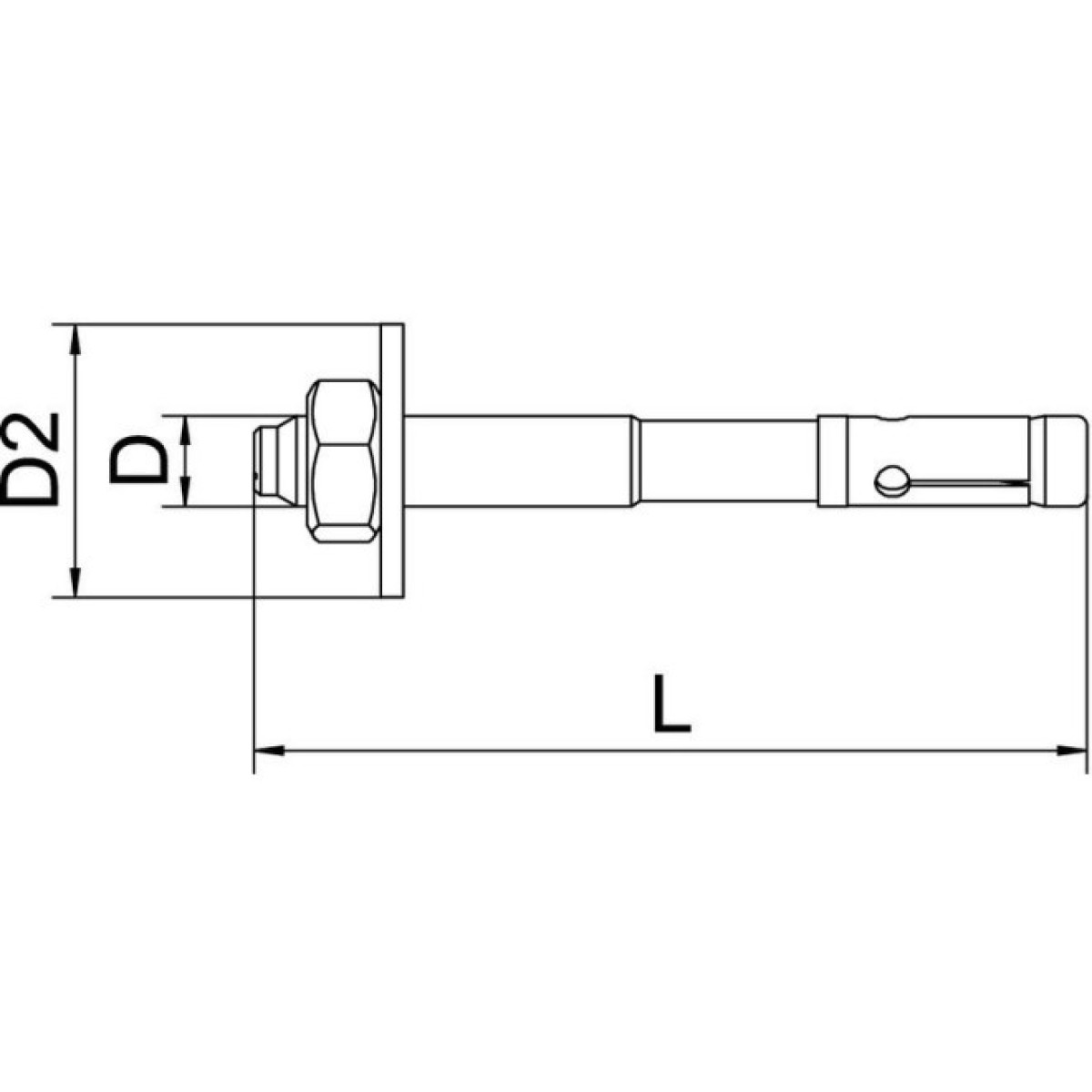 Анкерный болт BZ3, М8х75, G (2,5-10 мкм) OBO Bettermann 3498683 98_98.jpg - фото 3