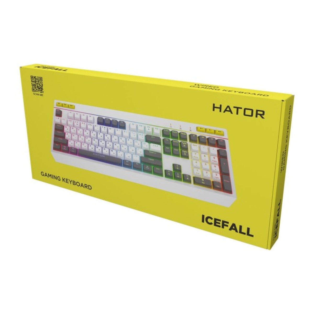 Клавіатура Hator Icefall USB White (HTK405UA) 98_98.jpg - фото 3