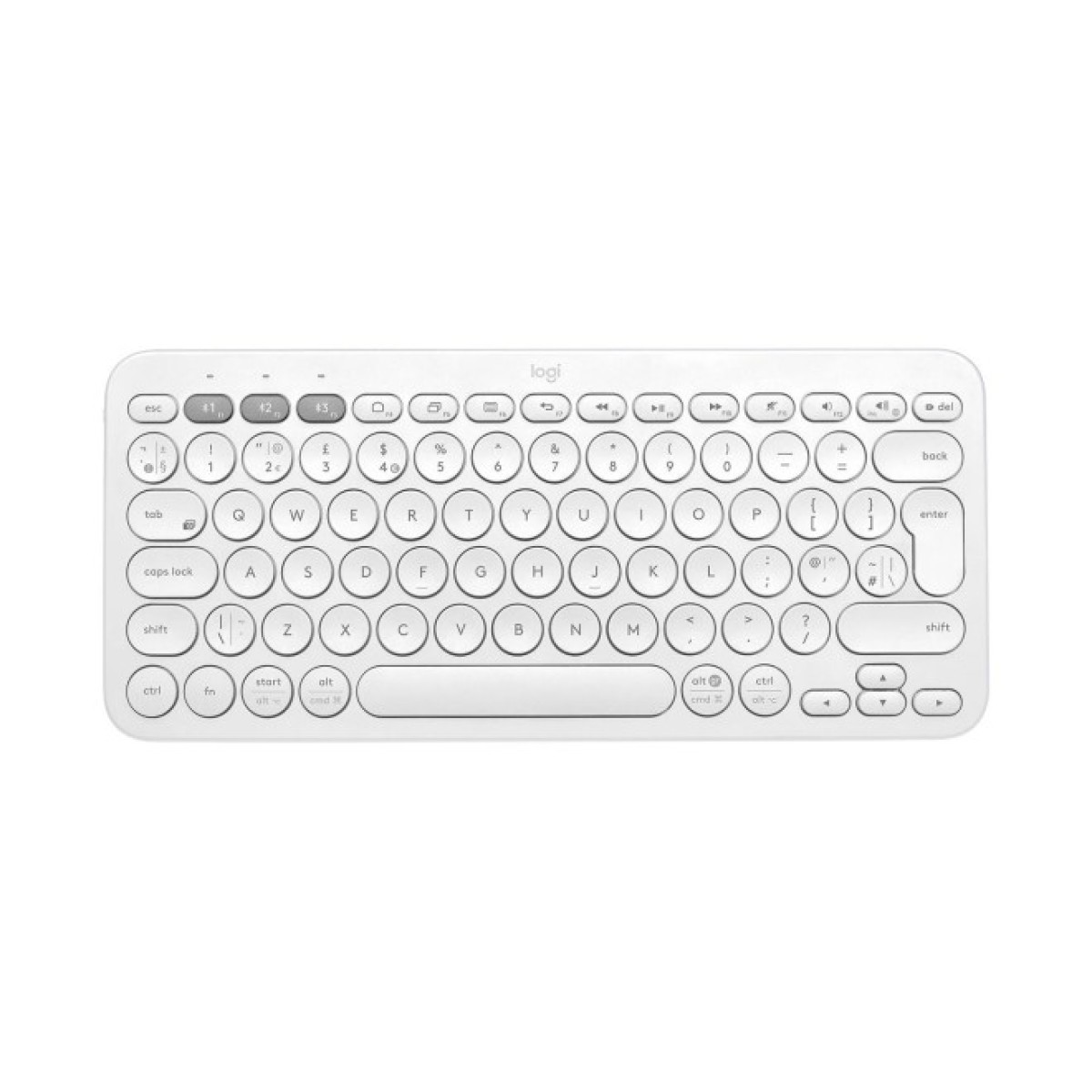 Клавіатура Logitech K380s Multi-Device Bluetooth UA White (920-011852) 98_98.jpg - фото 1