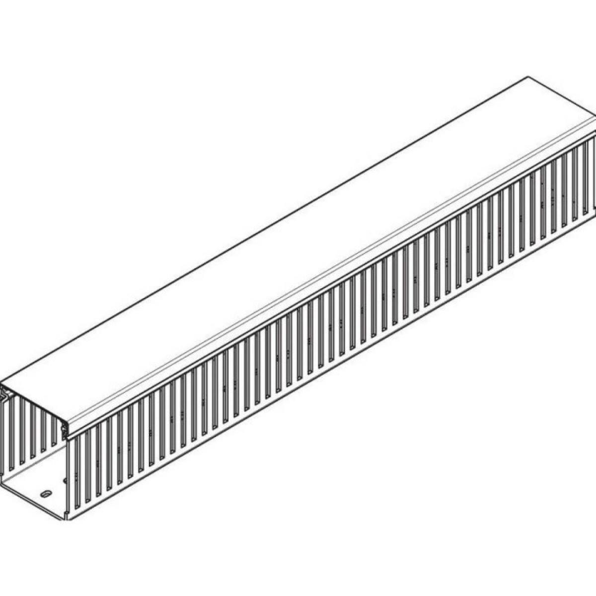 Перфорований кабельний канал 25x80 / ПВХ OBO Bettermann 6178050 98_98.jpg - фото 2