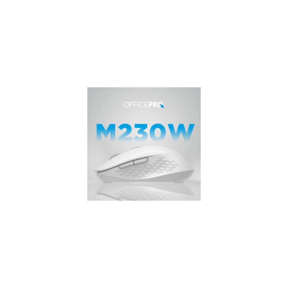 Мышка OfficePro M230W Silent Click Wireless/Bluetooth White (M230W) 98_98.jpg - фото 2