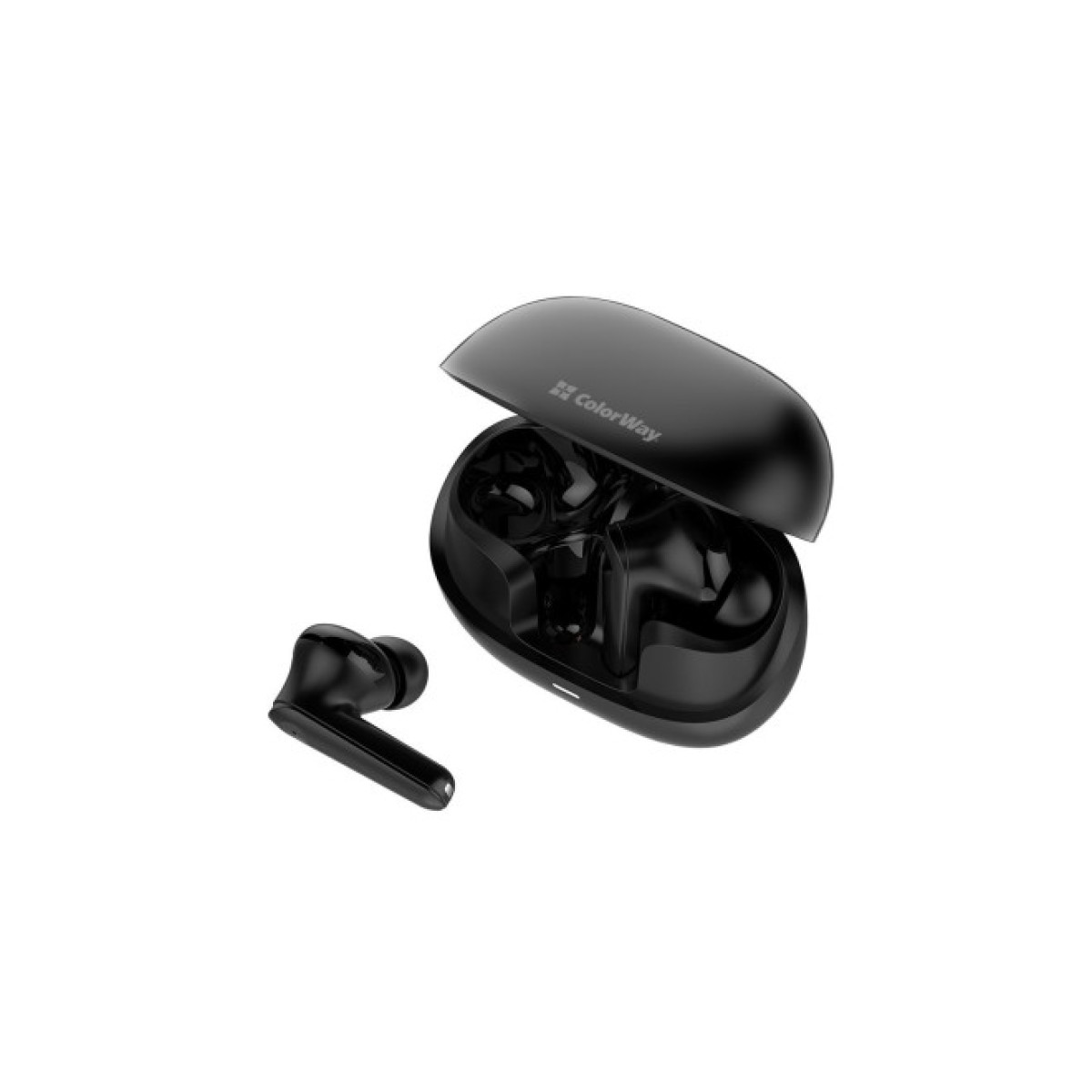 Наушники ColorWay Slim TWS-1 Earbuds Long Life Black (CW-TWS1BK1) 98_98.jpg - фото 2