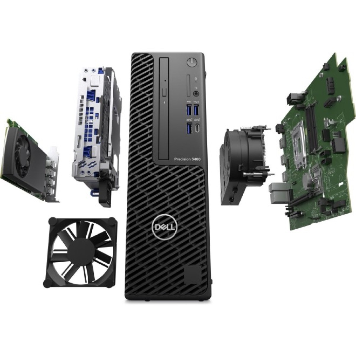 Комп'ютер Dell Precision 3460 SFF / i7-14700, 16, 512, кл+м, Win11P (N304P3460SFF) 98_98.jpg - фото 3