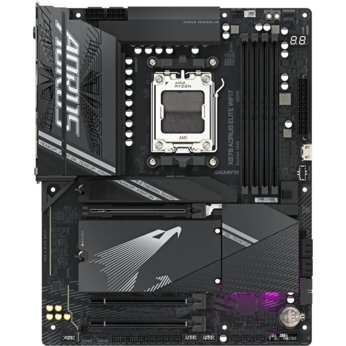 Материнська плата GIGABYTE X870 AORUS ELITE WIFI7 (X870 A ELITE WIFI7) 98_98.jpg - фото 3