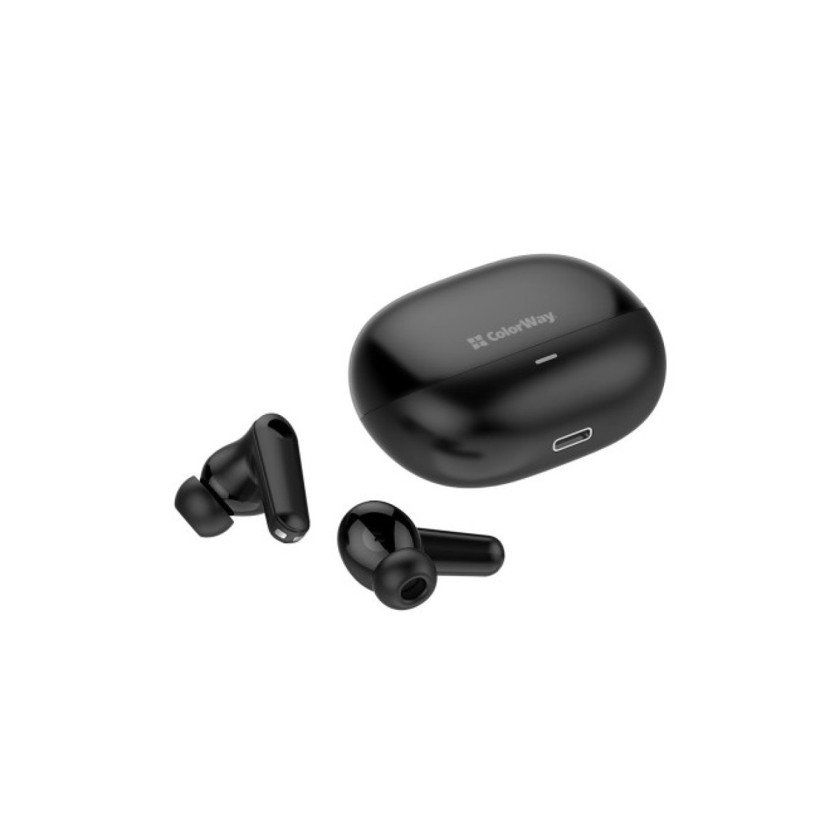 Наушники ColorWay Slim TWS-1 Earbuds Long Life Black (CW-TWS1BK1) 98_98.jpg - фото 4