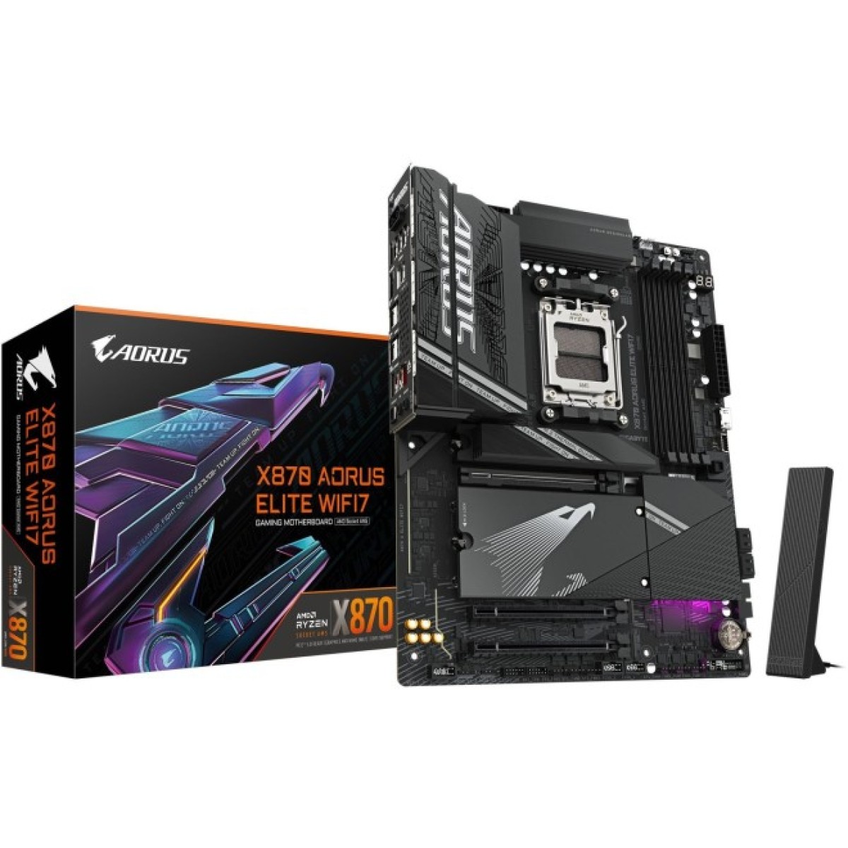 Материнська плата GIGABYTE X870 AORUS ELITE WIFI7 (X870 A ELITE WIFI7) 98_98.jpg - фото 1