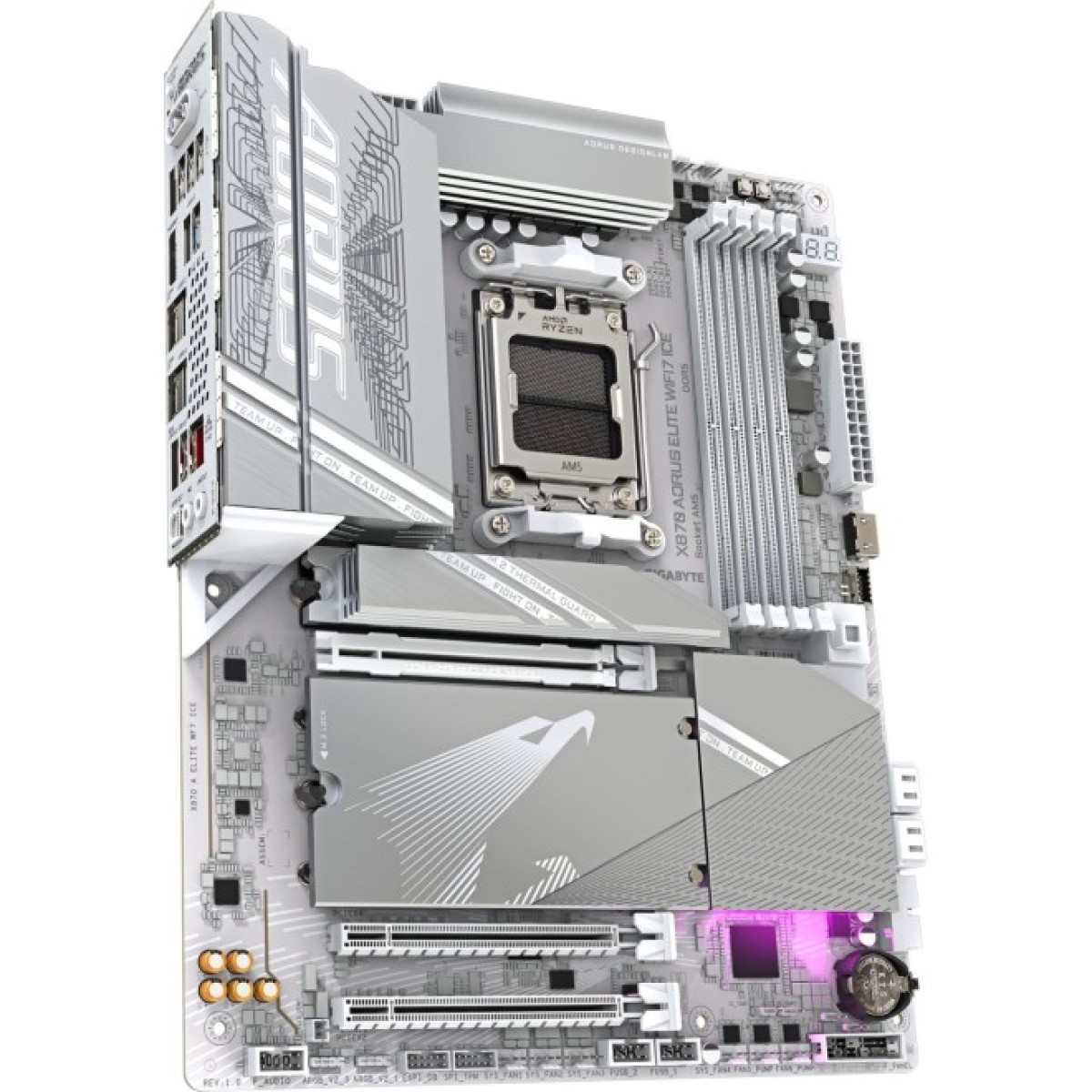 Материнська плата GIGABYTE X870 AORUS ELITE WIFI7 ICE (X870 A ELITE WF7 ICE) 98_98.jpg - фото 3