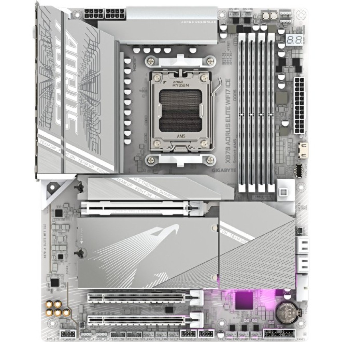 Материнська плата GIGABYTE X870 AORUS ELITE WIFI7 ICE (X870 A ELITE WF7 ICE) 98_98.jpg - фото 4