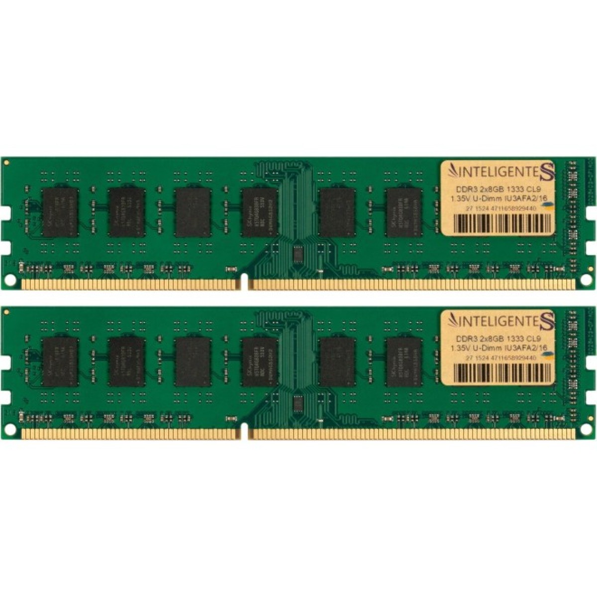 Модуль пам'яті для комп'ютера DDR3L 16GB (2x8GB) 1333 MHz INTELIGENTES (IU3AFA2/16) 98_98.jpg - фото 1