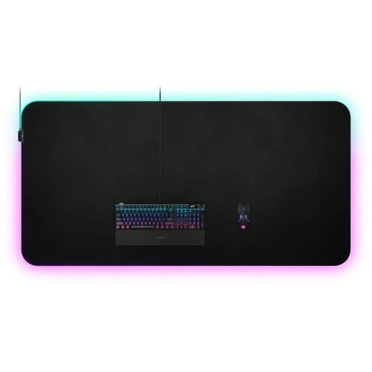 Килимок для мишки SteelSeries QcK Prism Cloth 5XL Etail RGB Black (63524) 98_98.jpg - фото 7