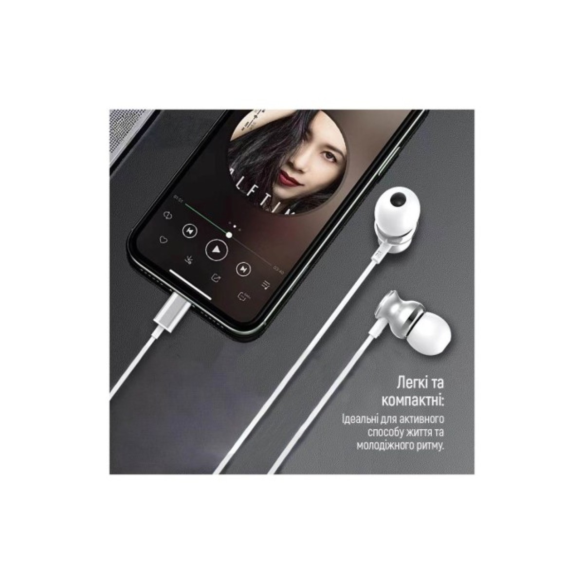 Наушники ColorWay 3.5 mm Wired Earphone UrbanBeat White (CW-WD03WT) 98_98.jpg - фото 11