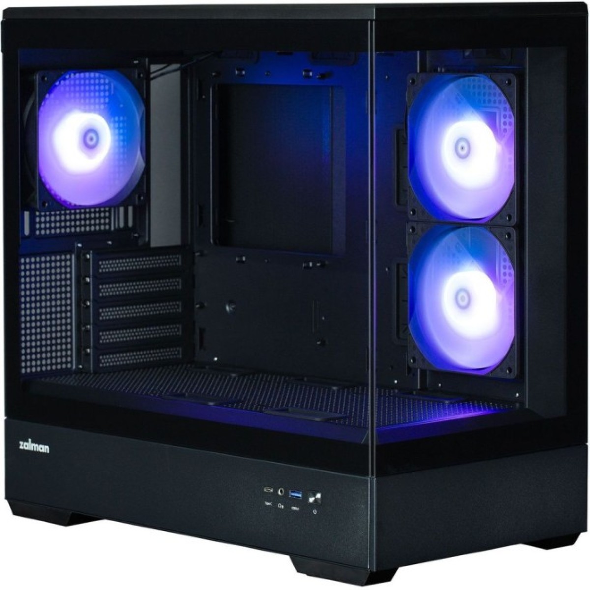 Корпус Zalman P30 black (P30BLACK) 98_98.jpg - фото 1