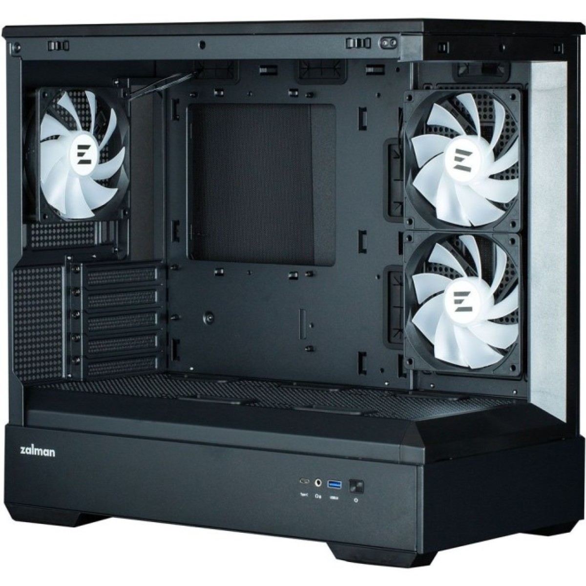 Корпус Zalman P30 black (P30BLACK) 98_98.jpg - фото 3