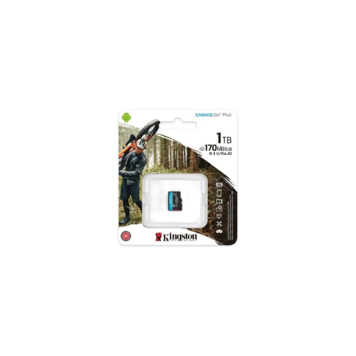 Карта памяти Kingston 1TB microSDXC class 10 UHS-I U3 A2 Canvas Go Plus (SDCG3/1TBSP) 98_98.jpg - фото 2