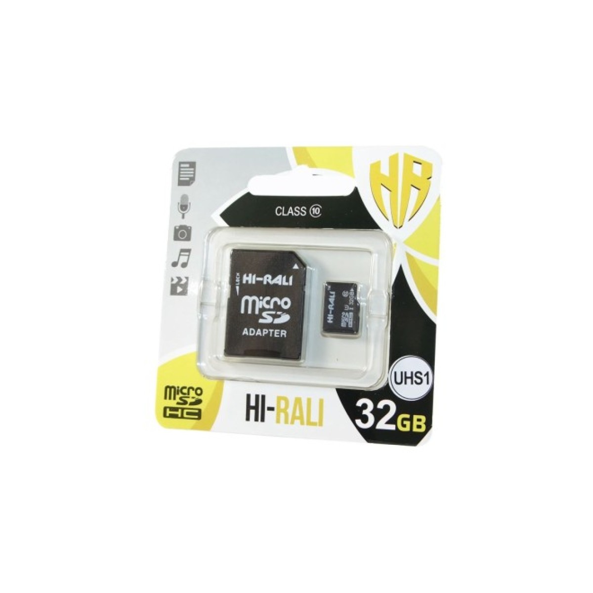 Карта пам'яті Hi-Rali 32GB microSDHC class 10 UHS-I (HI-32GBSD10U1-01) 98_98.jpg