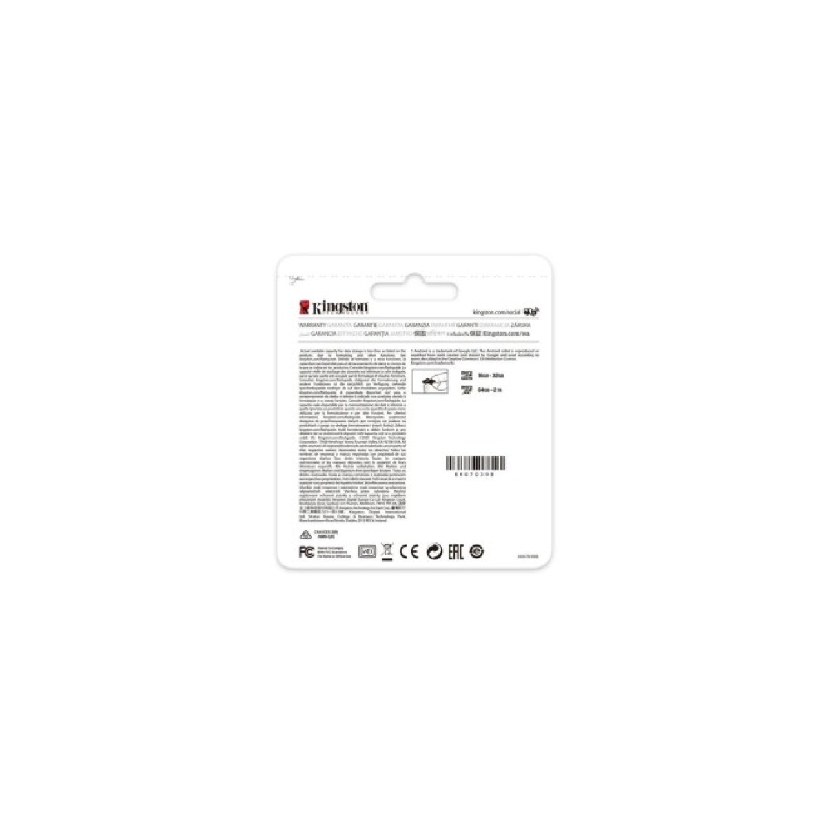 Карта памяти Kingston 1TB microSDXC class 10 UHS-I U3 A2 Canvas Go Plus (SDCG3/1TBSP) 98_98.jpg - фото 4