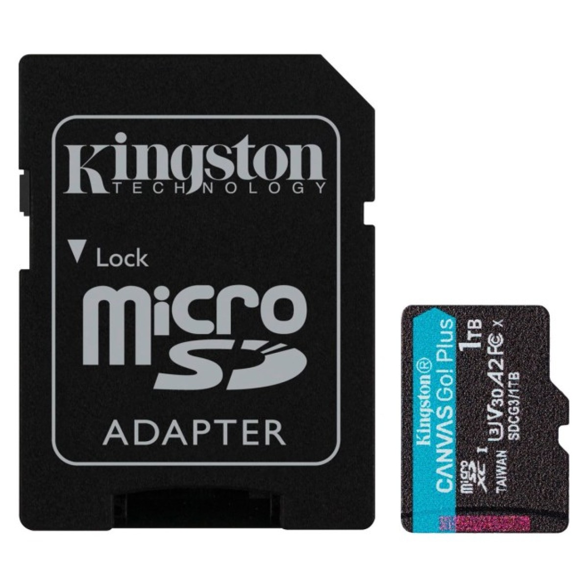 Карта пам'яті Kingston 1TB microSD class 10 UHS-I U3 V30 A2 Canvas Go Plus (SDCG3/1TB) 98_98.jpg - фото 1