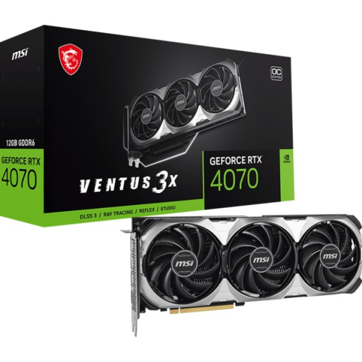 Видеокарта MSI GeForce RTX4070 12Gb VENTUS 3X E1 OC (RTX 4070 VENTUS 3X E1 12G OC) 98_98.jpg - фото 1