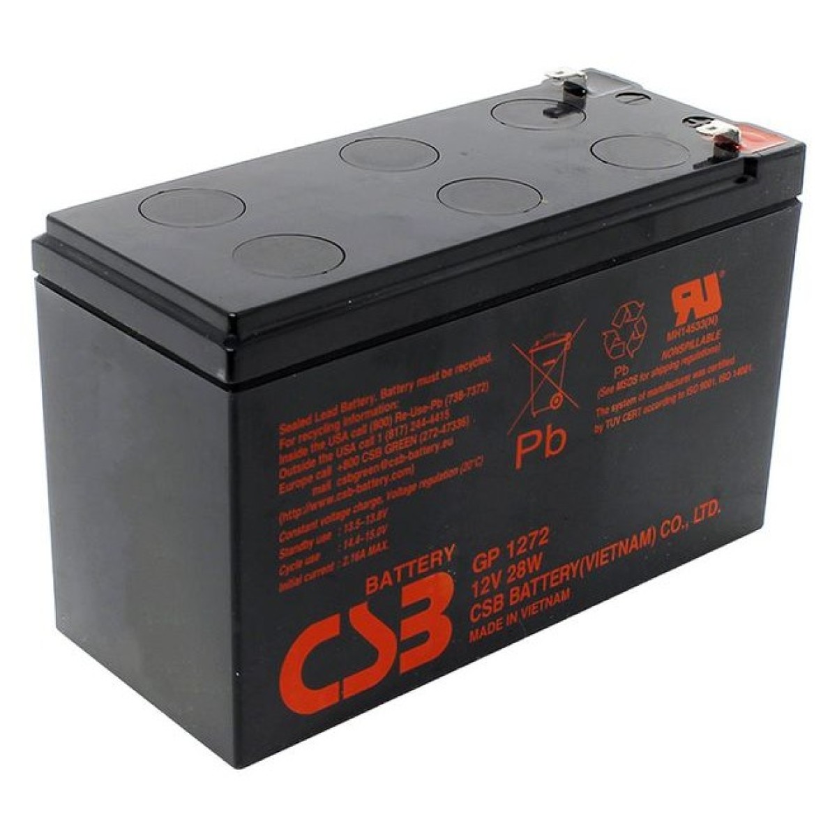 Аккумуляторная батарея CSB 12V 7.2Ah (GP1272) 98_98.jpg