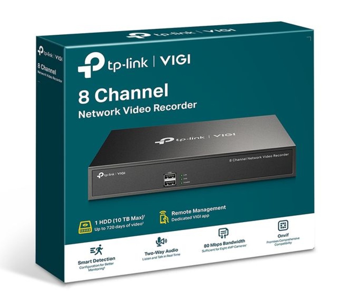 IP Відеореєстратор TP-LINK VIGI NVR1008 (VIGI-NVR1008) 98_85.jpg - фото 3