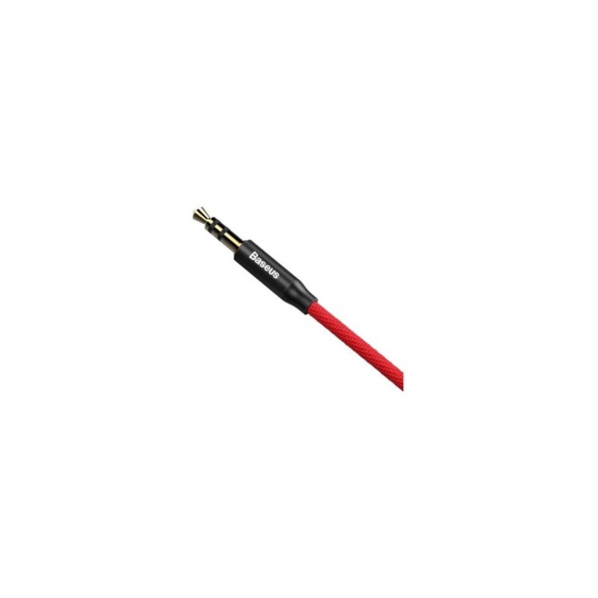 Кабель мультимедійний Jack 3.5mm Yiven M30 M/M 1.5m red-black Baseus (CAM30-C91) 98_98.jpg - фото 2