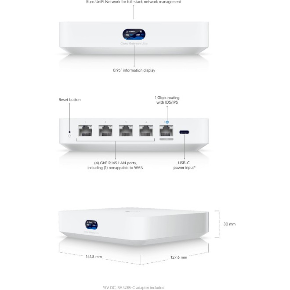 Шлюз Ubiquiti UniFi Cloud Gateway Ultra (UCG-Ultra) 98_98.jpg - фото 7