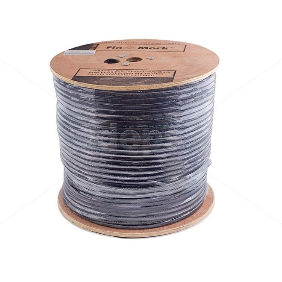 Абонентский коаксиальный кабель FinMark F690BV-2x0.75 POWER PVC с дополнительными токоведущими проводниками 98_98.jpg - фото 2