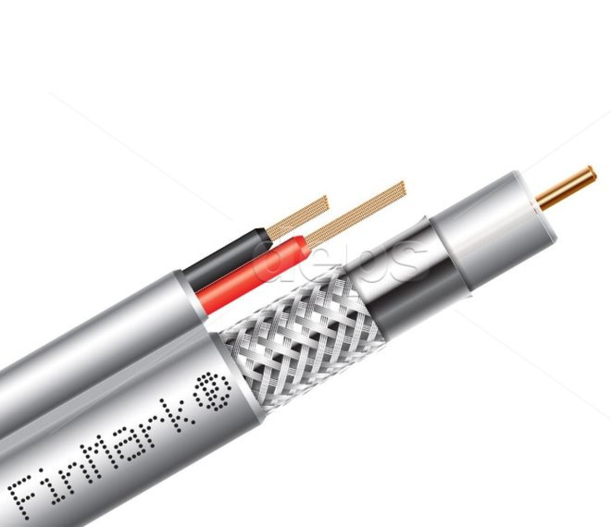 Абонентский коаксиальный кабель FinMark F5967BV-2x0.75 POWER с дополнительными токоведущими проводниками, Белый (50м) 256_221.jpg