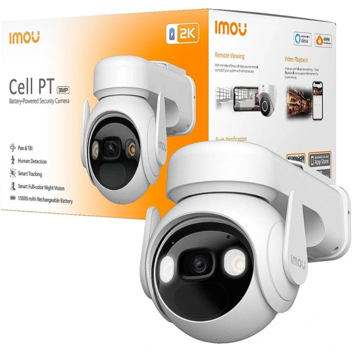IP-камера 4G IMOU Cell PT (IPC-K9EP-3T0TE-EU/FSP12-TYPEC) 98_98.jpg - фото 4