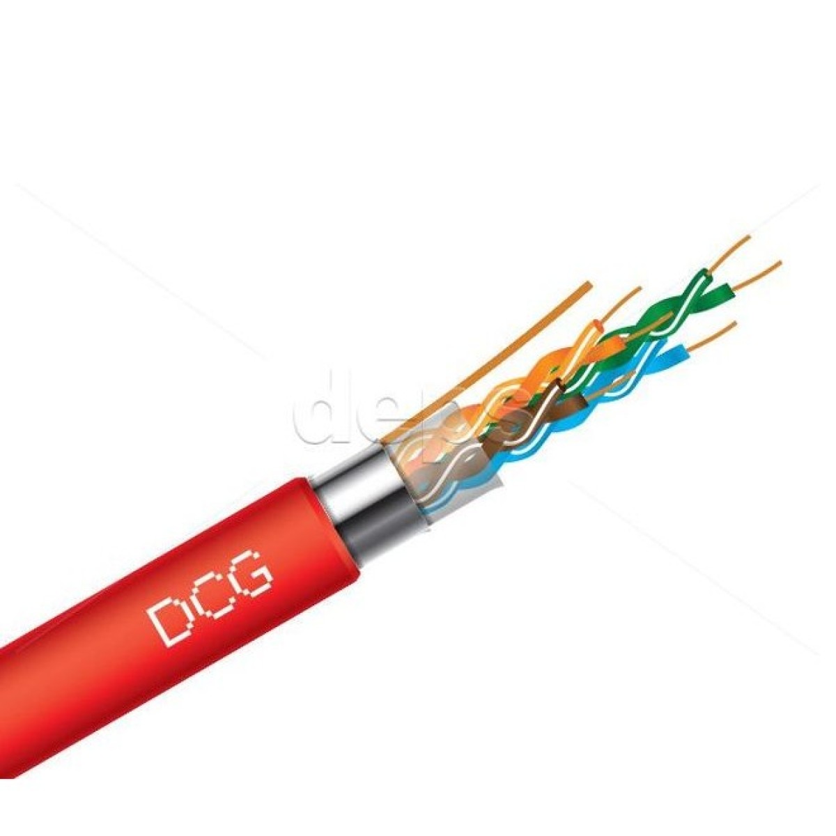 Сигнальный кабель DCG Fire Alarm Cable J-Y(St)H 4x2x0.80mm BC F - фото 1