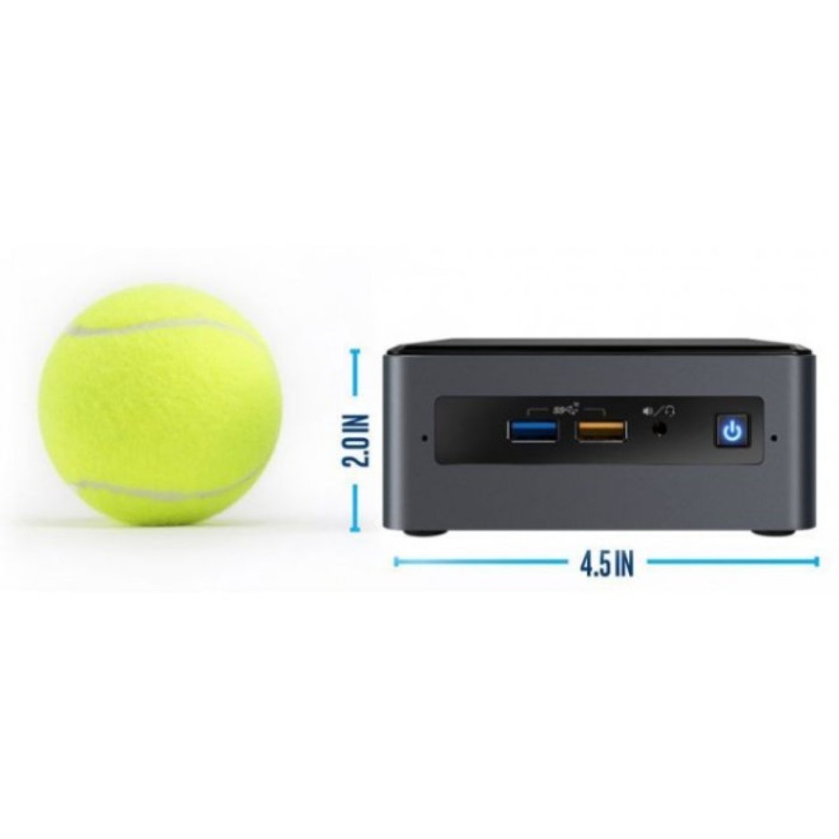 Комп'ютер INTEL NUC i3-10110U (BXNUC10I3FNH2) 98_98.jpg - фото 3