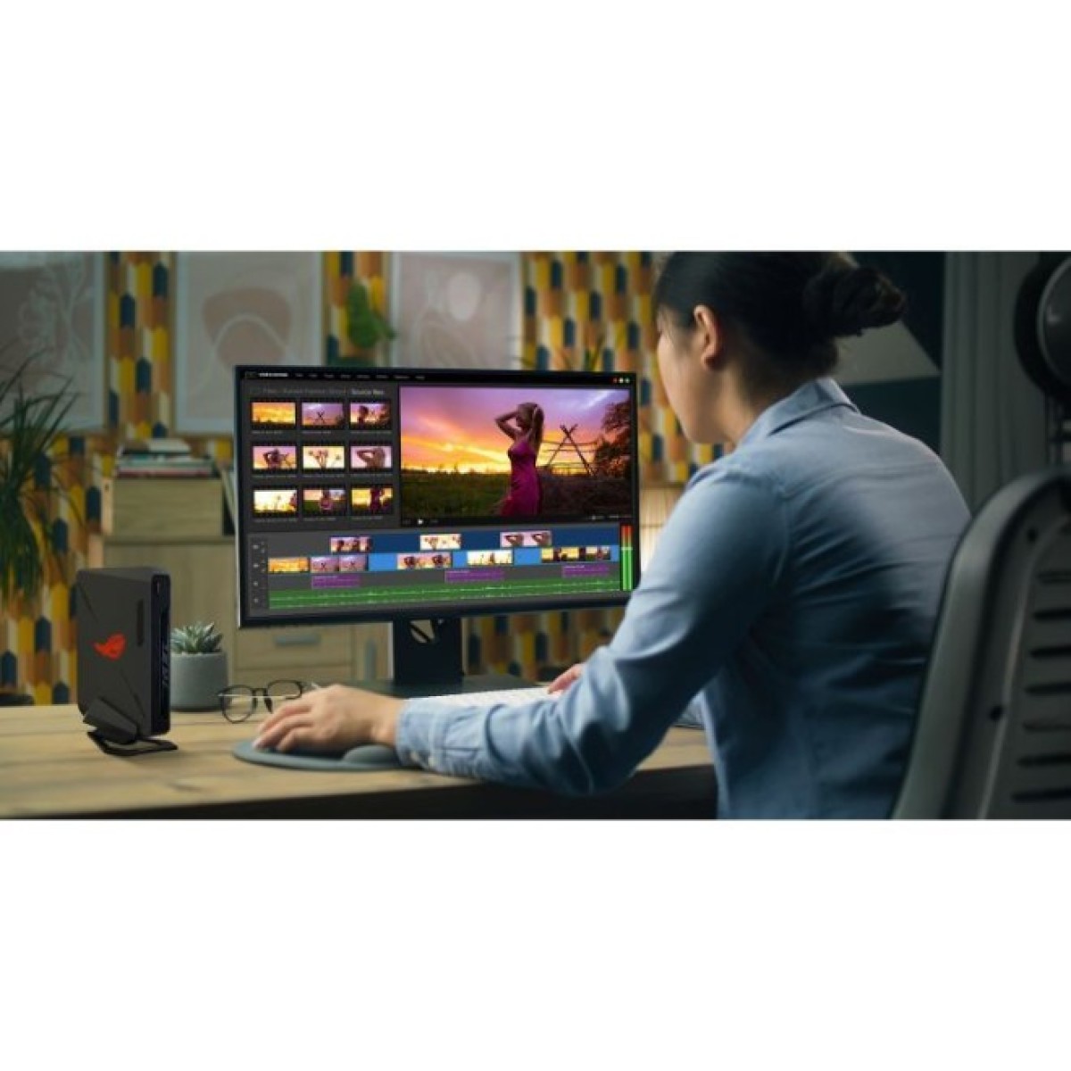 Комп'ютер ASUS ROG NUC Gaming RNUC14SRKU9189A2I / Ultra 9 185H, 32, 1TB, RTX 4070, Wi-Fi, Win11 (90AS0051-M00100) 98_98.jpg - фото 6
